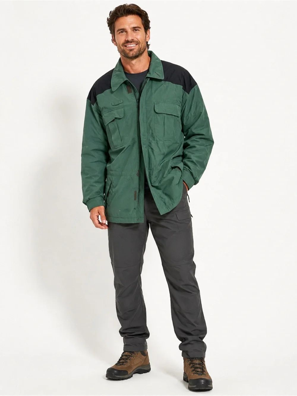The North Face Cordura Plus Field Jacket XL Green Vintage 90s Utility Gorpcore